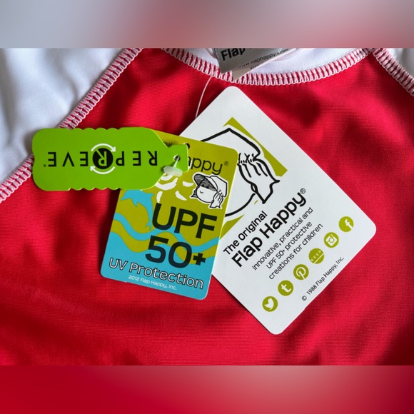 NWT Flap Happy Rash Guard 18m - Picture 3 of 3